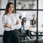 Executive business woman in an office