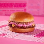 pink burger