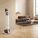 Bespoke AI Jet Lite in a living room (Santorini Beige)
